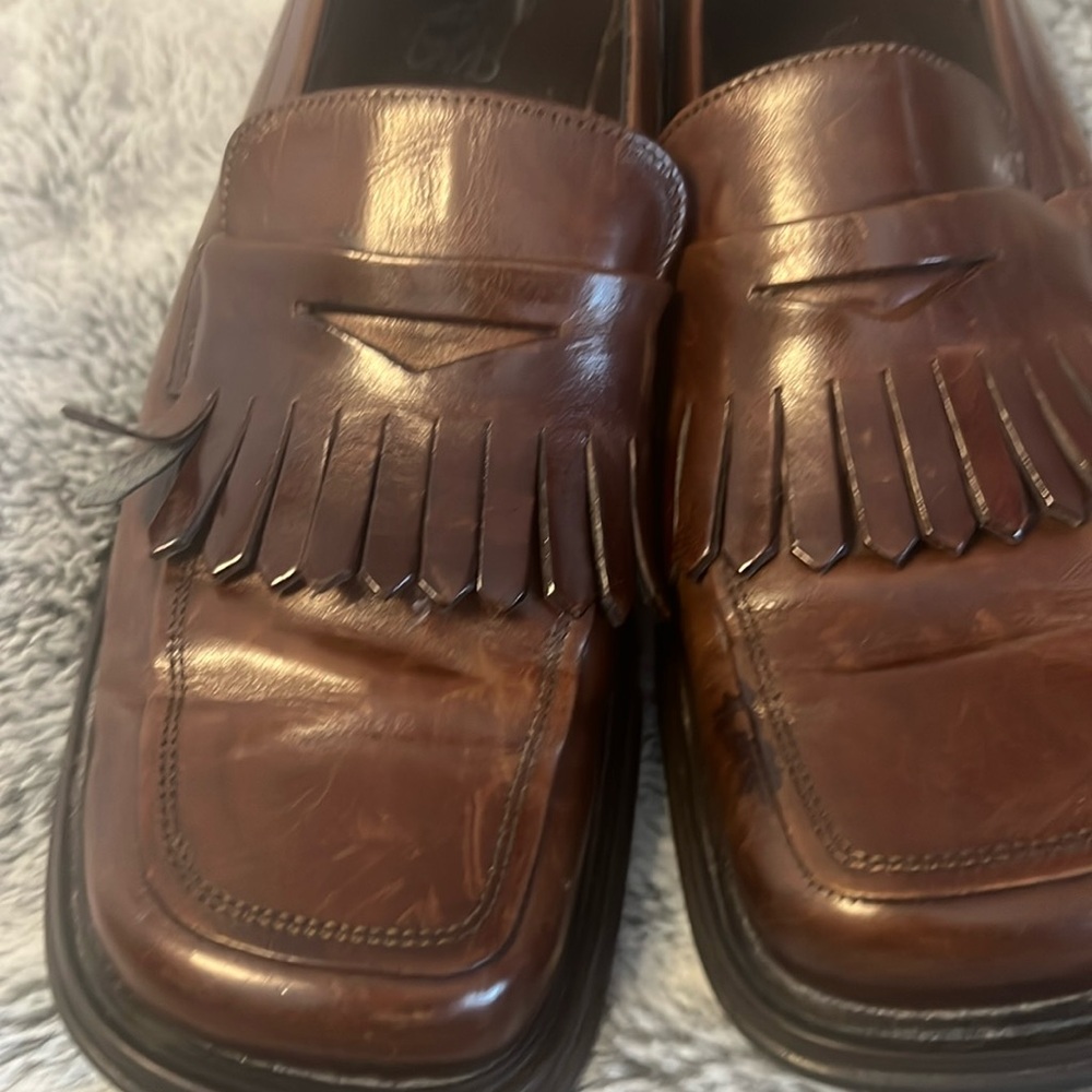 Joan David vintage loafers made in Italy